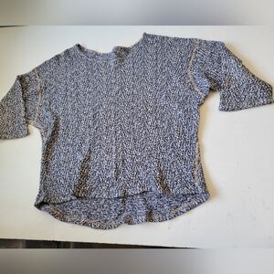 American Apparel Knit Top Blue One Size